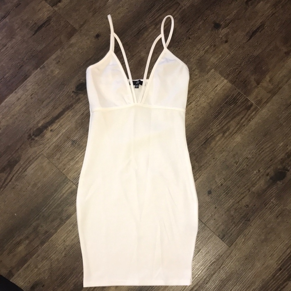 White formal dress